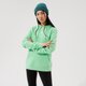 Női pulóver ADIDAS PULÓVER KAPUCNIS HOODIE h06622 szín: zöld