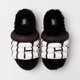 Női papucsok és szandálok UGG MAXI SLIDE LOGO 1127067-black szín: fekete