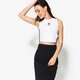 Női póló ADIDAS CROP TANK cy4746 szín: fehér