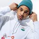 Férfi pulóver CHAMPION PULÓVER KAPUCNIS HOODED SWEATSHIRT 216868ww001 szín: fehér