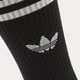 Női zoknik ADIDAS ZOKNI 3-PACK SOLID SOCKS HIGH CREW il5015 szín: fekete