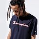 Férfi póló CHAMPION PÓLÓ LOGO TEE 215280bs501 szín: sötétkék