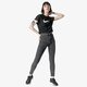 Női póló NIKE TOP W NSW SWSH TOP CROP SS SPORTSWEAR ar3064-010 szín: fekete