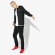 Férfi pulóver NEW ERA PULÓVER TEAM SCRIPT FZ HOODY NEYYAN BLK NEW YORK YAN 11603998 szín: fekete