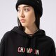 Női pulóver CHAMPION PULÓVER KAPUCNIS HOODED SWEATSHIRT 115991kk001 szín: fekete