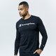 Férfi póló CHAMPION PÓLÓ CREWNECK LONG SLEEVE PÓLÓ 214748kk001 szín: fekete