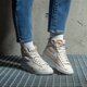 Női sportcipők NIKE BLAZER MID '77 NEXT NATURE dq4124-100 szín: szürke