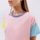 Női póló CHAMPION PÓLÓ CREWNECK CROPTOP 114329ps024 szín: multicolor