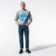 Férfi pulóver TIMBERLAND PULÓVER CORE TREE LOGO CREW SWEAT tb0a1zkc0521 szín: szürke