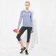 Női nadrágok UNDER ARMOUR LEGGINGS FLY BY RUN CAPRI 1271531016 szín: fekete