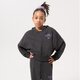Gyerek pulóver NIKE PULÓVER CIPZÁRAS G NSW TREND FLC FZ HOODIE GIRL dv2565-045 szín: fekete