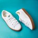 Gyerek sportcipők PUMA BASKET CLASSIC GUM DELUXE PS 36507901 szín: fehér