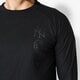 Férfi póló NEW ERA PULÓVER STEALTH LS NY YANKEES BLK 11459470 szín: fekete