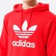 Férfi pulóver ADIDAS PULÓVER KAPUCNIS TREFOIL HOODY he9500 szín: piros