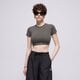 Női póló ADIDAS PÓLÓ RIB SS TOP jd0041 szín: szürke
