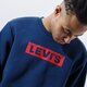 Férfi pulóver LEVI'S PULÓVER T3 GRAPHIC CREW 38796-0029 szín: sötétkék