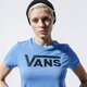 Női póló VANS PÓLÓ FLYING V CREW TEE vn0a3up4ult1 szín: kék