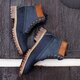 Férfi téli cipők TIMBERLAND PREMIUM 6 INCH BOOT 9653b szín: sötétkék