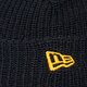 Férfi téli sapka NEW ERA SAPKA NE RIB SHORT BEANIE NE 60292447 szín: sötétkék