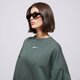 Női pulóver NIKE BLUZA W NSW PHNX FLC OOS CREW dq5761-338 szín: zöld