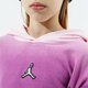 Gyerek pulóver JORDAN PULÓVER KAPUCNIS JORDAN ESSENTIALS GIRL 45a881-p1g szín: lila