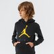 Gyerek pulóver JORDAN PULÓVER KAPUCNIS JUMPMAN BY NIKE PO BOY 95a675-023 szín: fekete