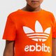 Gyerek póló ADIDAS PÓLÓ TREFOIL TEE BOY hk0261 szín: narancssárga