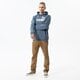 Férfi pulóver PUMA PULÓVER KAPUCNIS ESS BIG LOGO HOODIE FL (S) 586687 10 szín: sötétkék