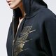 Női pulóver NIKE PULÓVER KAPUCNIS W NSW HOODIE FZ BB SHINE bv4988-010 szín: fekete