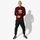 Férfi pulóver ADIDAS PULÓVER TREFOIL CREW ADICOLOR dm7835 szín: bordó