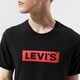 Férfi póló LEVI'S PÓLÓ SS RELAXED FIT TEE 161430198 szín: fekete