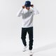 Férfi nadrágok CHAMPION NADRÁG ELASTIC CUFF PANTS 214366bs538 szín: sötétkék