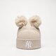 Női téli sapka NEW ERA SAPKA WMNS DOUBLE POM BEANIE NYY NEW YORK YANKEES 60364292 szín: bézs