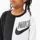 Gyerek pulóver NIKE PULÓVER G NSW BF CREW DNC GIRL dv0347-010 szín: fekete