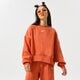 Női pulóver NIKE PULÓVER W NSW ESSNTL CLCTN FLC OS CRW dj7665-827 szín: narancssárga