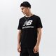 Férfi póló NEW BALANCE PÓLÓ ESSENTIALS STACKED LOGO TEE mt01575bk szín: fekete