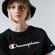 Női póló CHAMPION PÓLÓ LADY LOGO TEE 113864kk001 szín: fekete