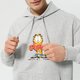 Férfi pulóver PUMA PULÓVER KAPUCNIS PUMA X GARFIELD HOODIE 534435 04 szín: szürke