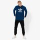 Férfi pulóver ADIDAS PULÓVER TREFOIL CREW ADICOLOR dv1545 szín: kék