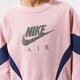 Gyerek pulóver NIKE PULÓVER G NSW AIR FT BF CREW GIRL dd7135-630 szín: rózsaszín