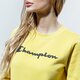 Női pulóver CHAMPION PULÓVER CREWNECK SWEATSHIRT 113210ys087 szín: mustársárga
