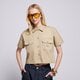 Női póló DICKIES ING WORK SHIRT CROPPED SS W dkdfs573khk1 szín: barna