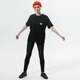 Női póló VANS PÓLÓ WM WOVEN PATCH POCKET BLACK vn0a5i8fblk1 szín: fekete
