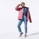 Női pulóver NIKE PULÓVER W NSW TOP LS PLAID bv4674-469 szín: sötétkék