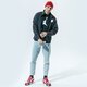 Férfi télikabát JORDAN KABÁT M J FLIGHT WARMUP JACKET ck6652-010 szín: fekete