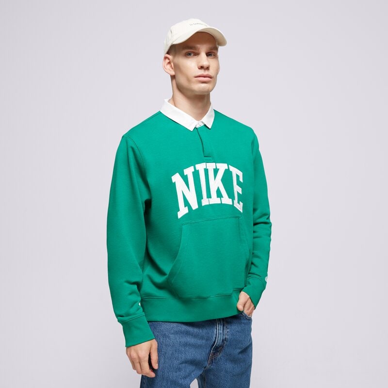 NIKE PULÓVER M NK CLUB HBR FT LS PÓLÓ