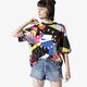 Női póló NIKE PÓLÓ SS W NSW NSP TOP SS AOP at0564-010 szín: multicolor