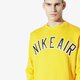 Férfi pulóver NIKE PULÓVER M NSW NIKE AIR CREW FLC ar1822-739 szín: sárga