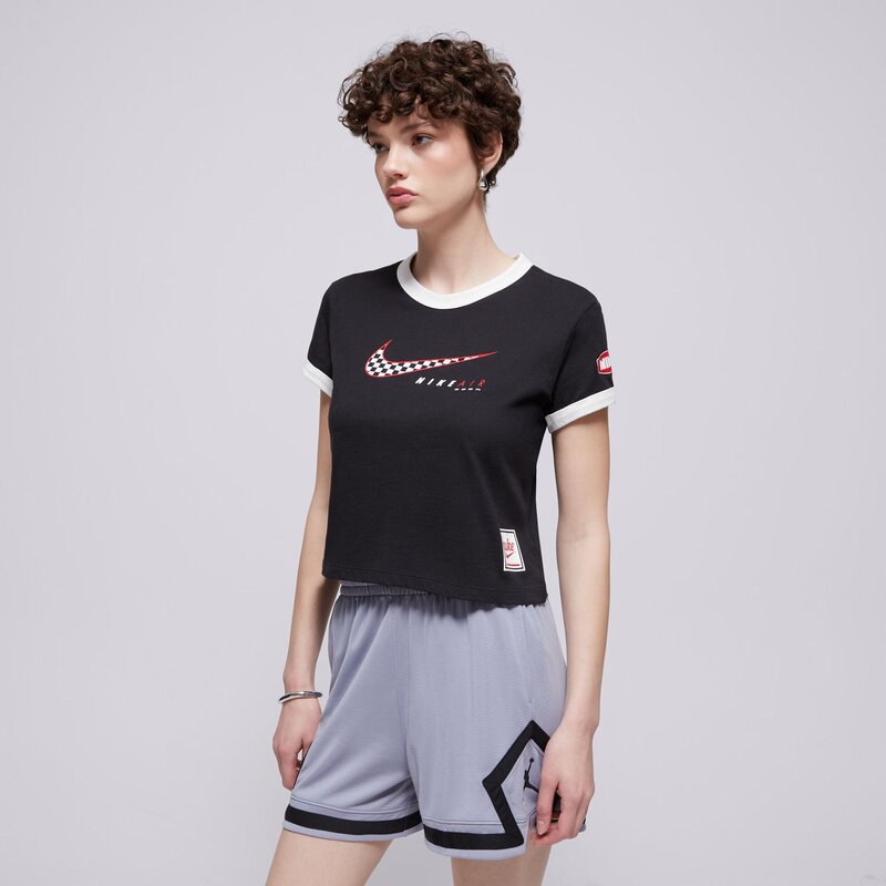 NIKE PÓLÓ W NSW CLUB SS TEE MOTO RGR