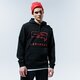 Férfi pulóver CONFRONT PULÓVER KAPUCNIS BIG LOGO HOODY cf320blm38001 szín: fekete